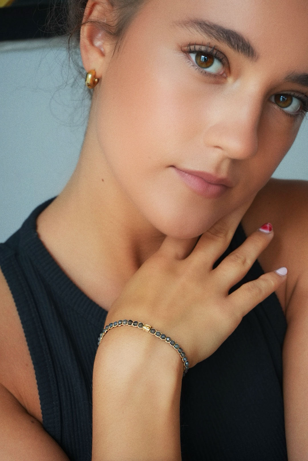 Gold Labradorite Foncée